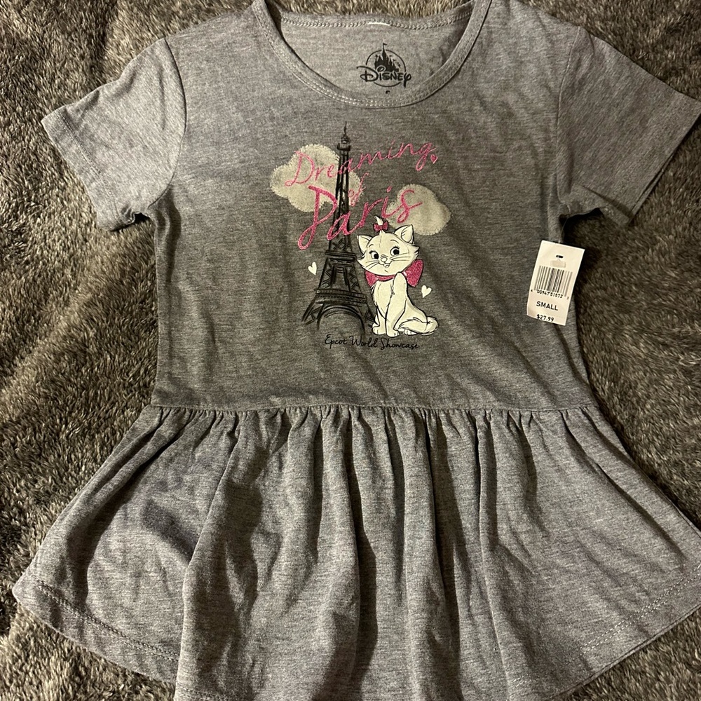 Disney World girls small Aristocats shirt, new with tag